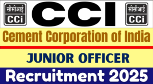 CCI Junior Officer Recruitment