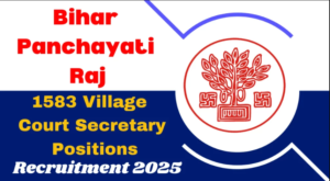 Panchayati Raj Village Court Secretary Recruitment